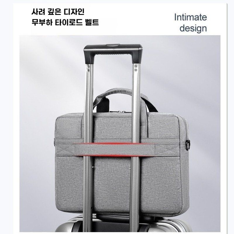 갤럭시북4 프로 크로스백 가방 숄더백 핸드백 그레이 14인치 - 상세 이미지 5