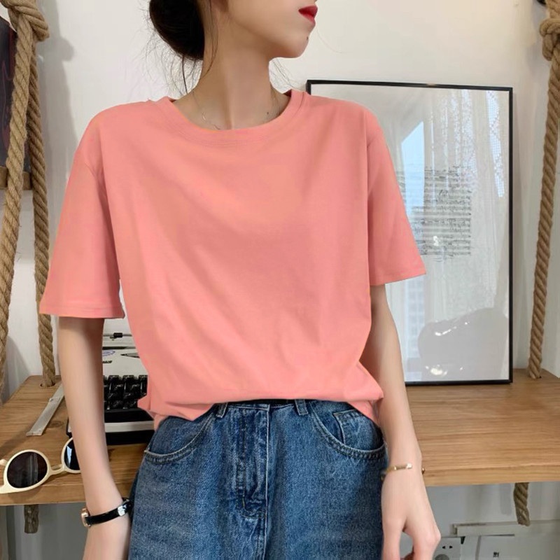 남규리 반팔 티셔츠 인스타그램 화이트 캐주얼 의상 옷 패션 - 상세 이미지 3