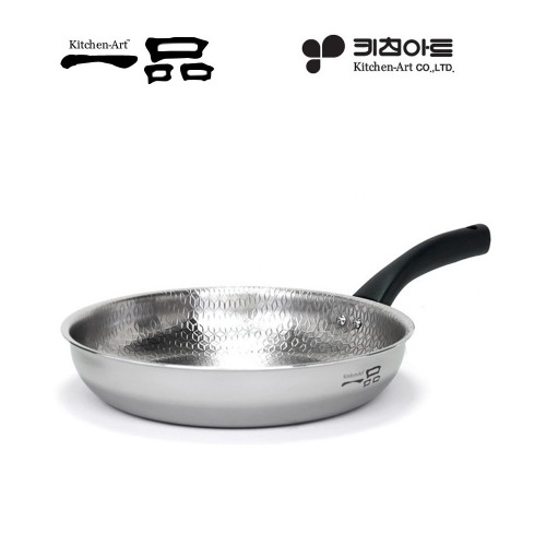 키친아트 일품 통5중 엠보 후라이팬 26cm 인덕션가능 : 세일존플러스