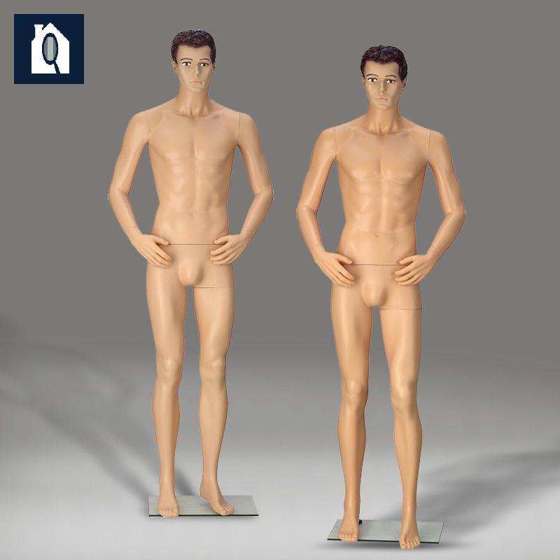 남성 옷가게 전신 인형 살색 소방마네킹 - 상세 이미지 3