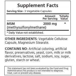 마이라이프 내추럴스 MSM 엠에스엠 식이유황 2000mg 알약 240캡슐... 맛있게 먹은 솔직 후기 - 상품 이미지 3