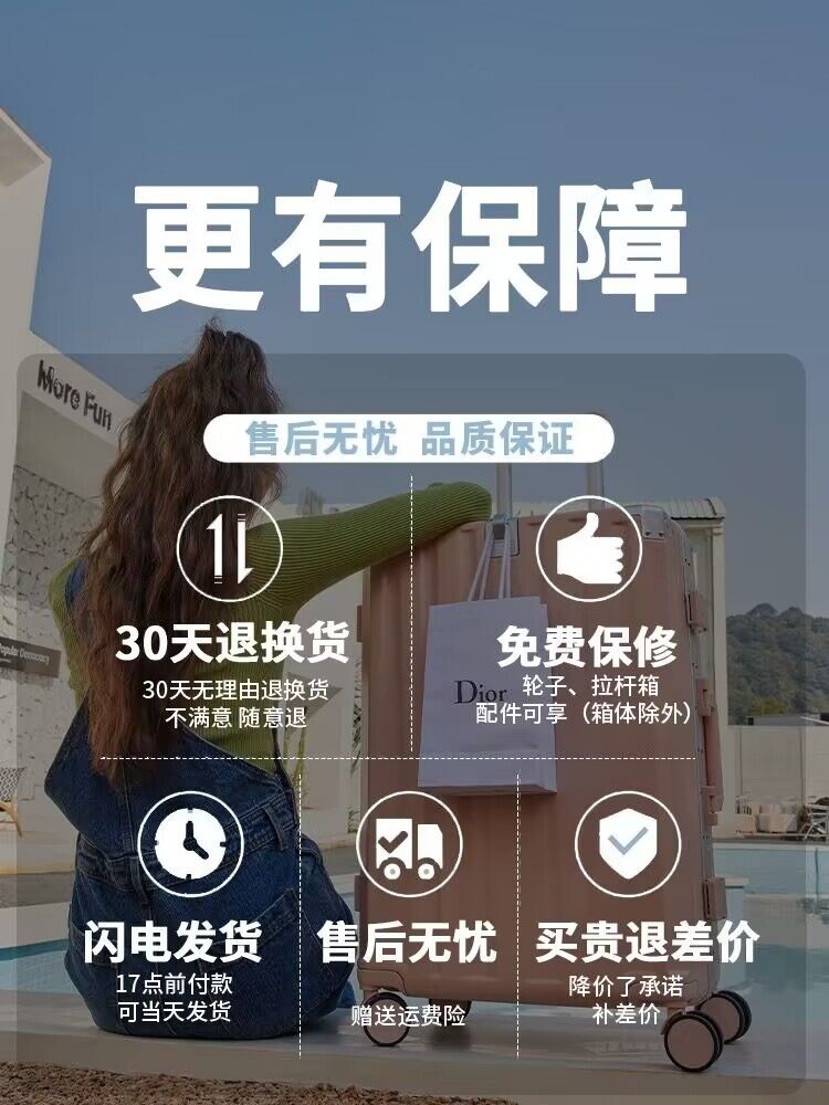 여행용 프론트 포켓 캐리어 가방 플립 기내용 미니 여행용 잠금 장치 - 상세 이미지 5