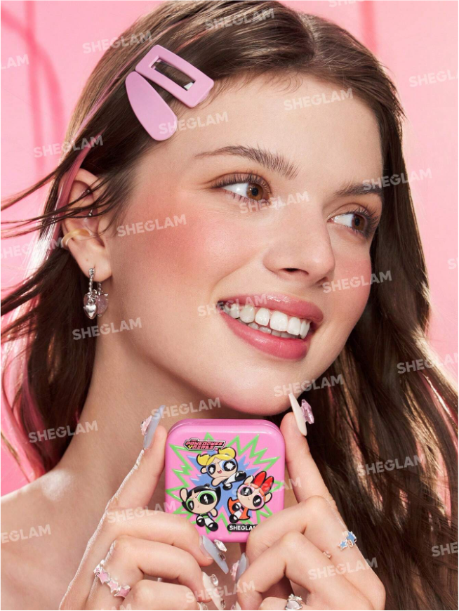 쉬글램 파워퍼프걸 블러셔 하이라이터 sheglam powerpuff girls blush - 상세 이미지 3