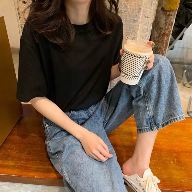 남규리 반팔 티셔츠 인스타그램 화이트 캐주얼 의상 옷 패션 - 상세 이미지 2