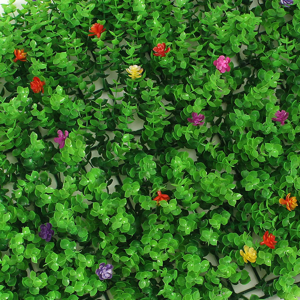 정원인테리어 벽장식 인조잔디(60x40cm) (작은꽃) : 파티로