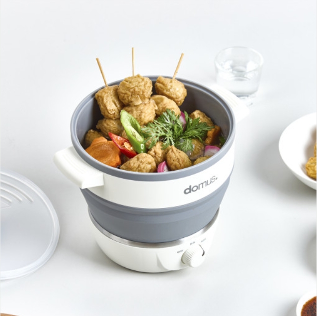 여행용 접이식 미니 전기포트 휴대용 폴딩포트 110V 220V 해외여행 햇반 포트기