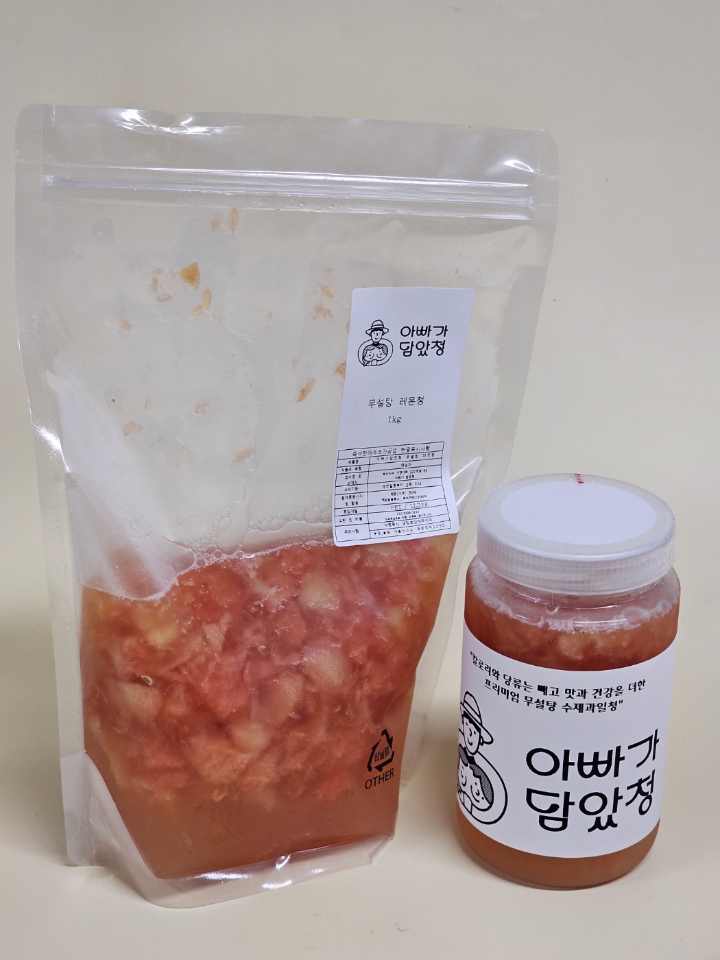 아빠가담았청 저당 자몽청 홈카페 에이드용 550g - 상세 이미지 2