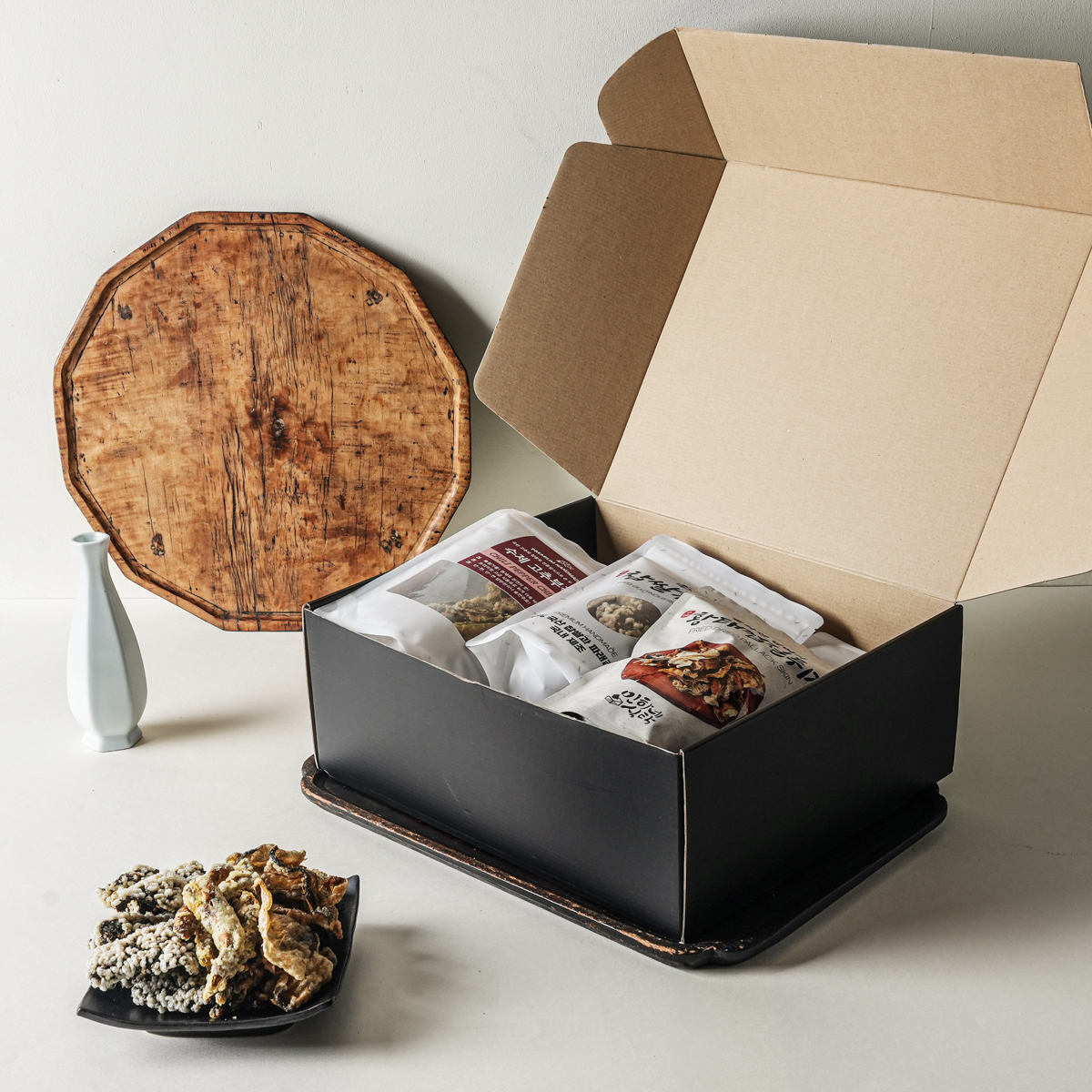 민하네식탁 수제 부각 혼합 선물 세트 찹쌀 김부각 황태 튀각 고추부각 반찬 어른 간식