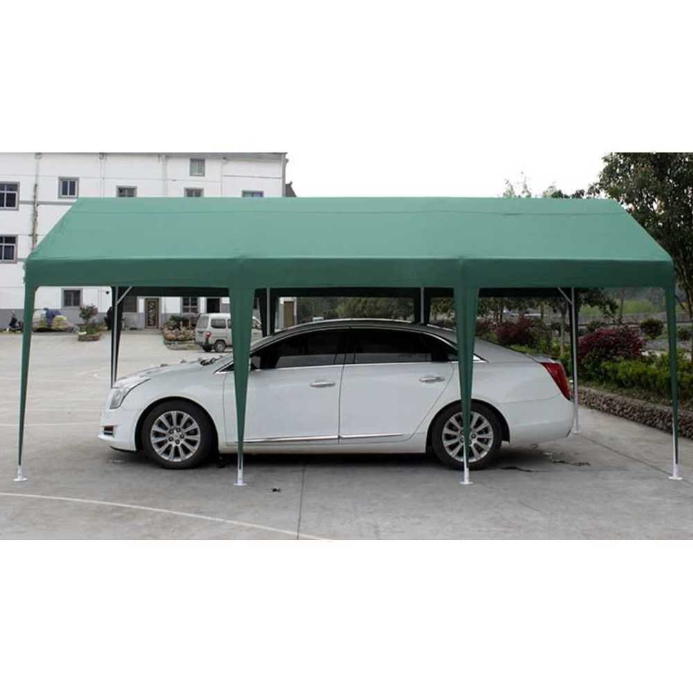 자동차 간이 차고 캐노피 행사용 주차천막 야외 창고 3.3m x 6m - 상품 이미지