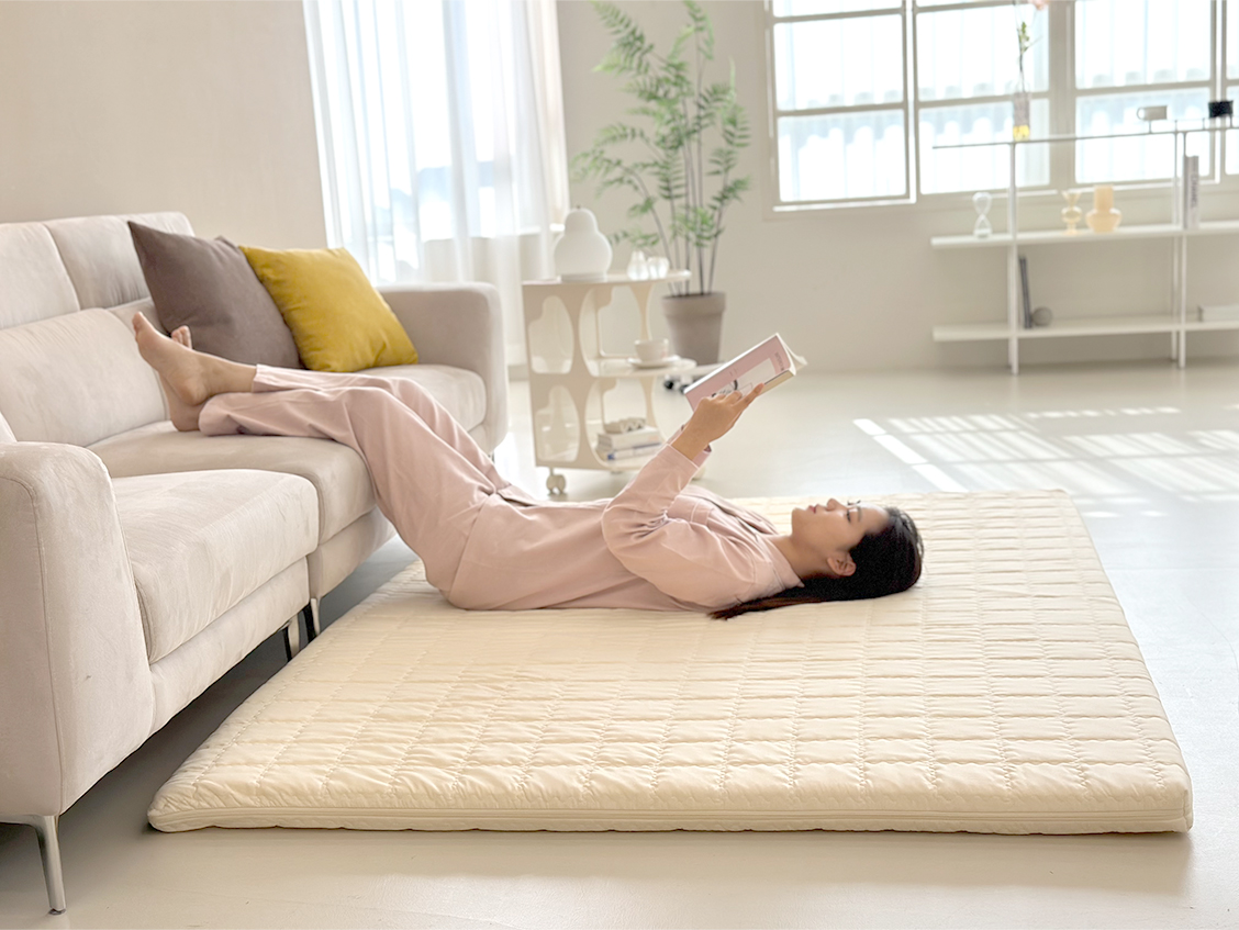 작은쉼터 바닥토퍼 단단한 토퍼 매트리스 허리에좋은 허리편한 미디움 멀티 싱글 7T