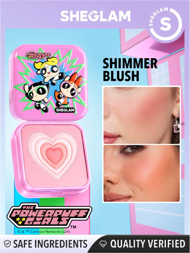 쉬글램 파워퍼프걸 블러셔 하이라이터 sheglam powerpuff girls blush - 상세 이미지 2