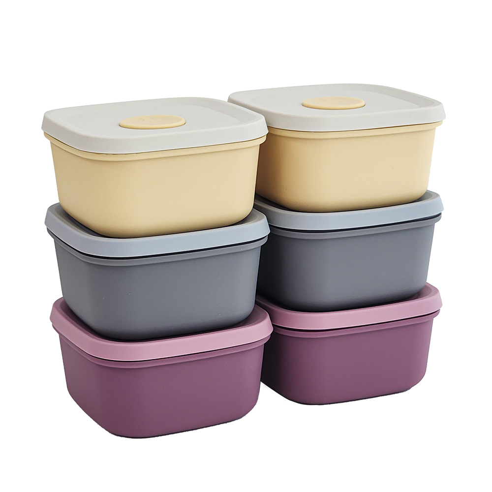 이디프 실리콘 밥팩 국산 전자레인지 냉동밥 용기 6P 세트 300ml - 상세 이미지 2