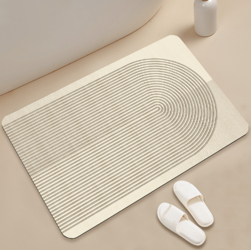 1+1 규조토발매트 주방매트 빨아쓰는 규조토 소프트 4세대 욕실 화장실 샌드사각S사이즈 2개