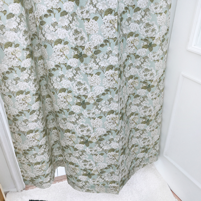 메종드 플라워 커튼 프렌치 거실 주방 베란다 가리개 가림막 창문 바란스 120cm이하