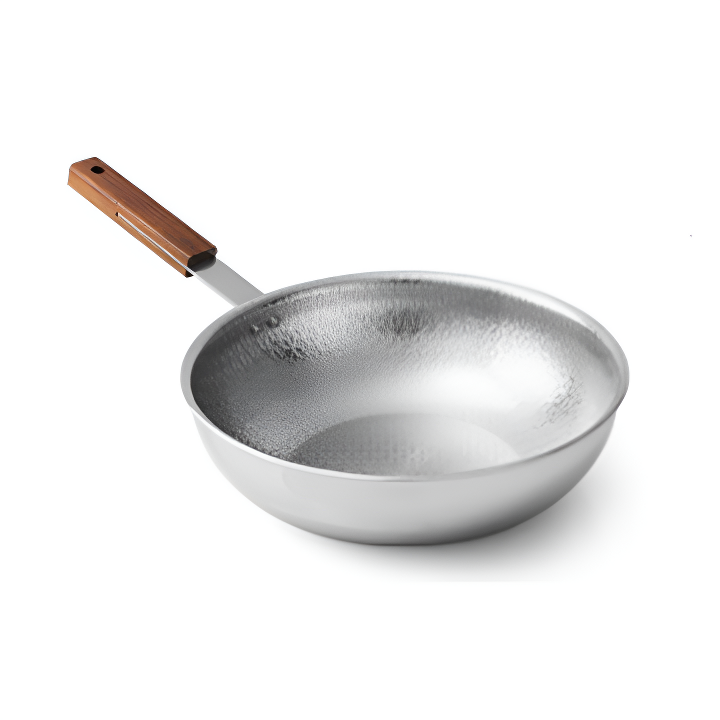 스탠후라이팬 인덕션전용 IH 통5중 스텐 304 웍 궁중팬 26cm - 상품 이미지