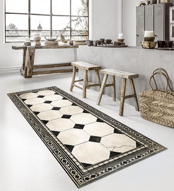 베이자플로우 PVC 타일 러그 - 갬빗 이탈리안 120 x 195 cm