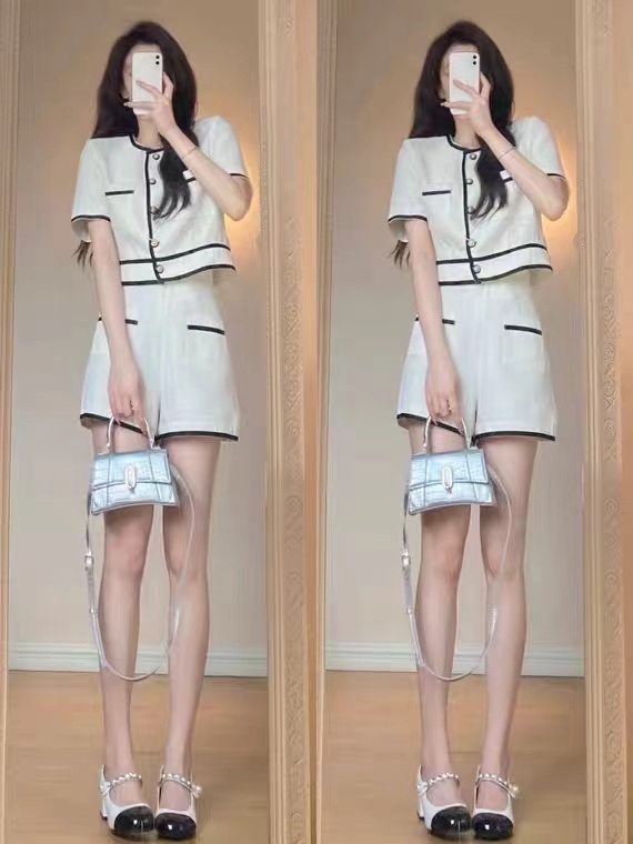 뉴진스 하니 투피스 가디건 스커트 인스타그램 하객룩 정장 의상 옷 패션 - 상세 이미지 3