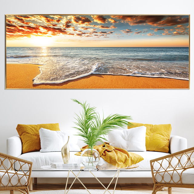 물 그림 바다 포스터 감성 여름 윤슬 풍경 캔버스 인테리어 거실 액자 고요한 약속