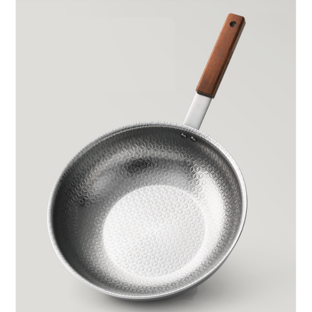 스탠후라이팬 인덕션전용 IH 통5중 스텐 304 웍 궁중팬 28cm - 상품 이미지