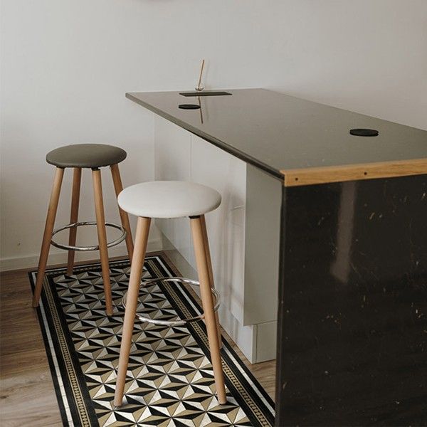 베이자플로우 PVC 러그 - 락스타 골드 140 x 220 cm