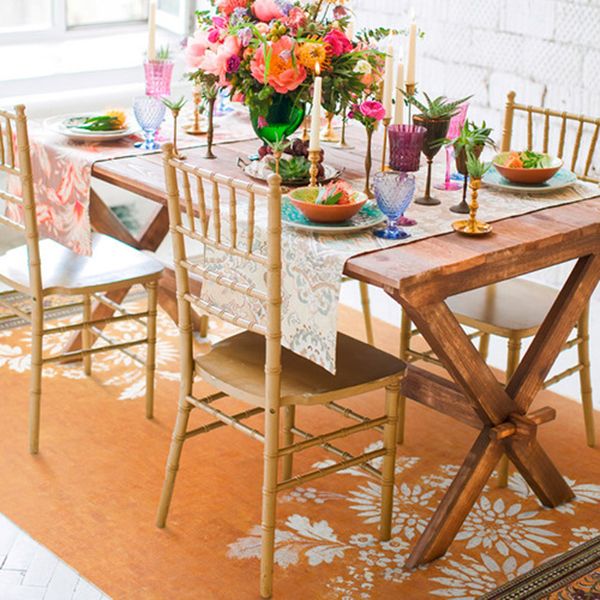 베이자플로우 PVC 러그 - 보헤미안 가든 헤이즐 120 x 195 cm