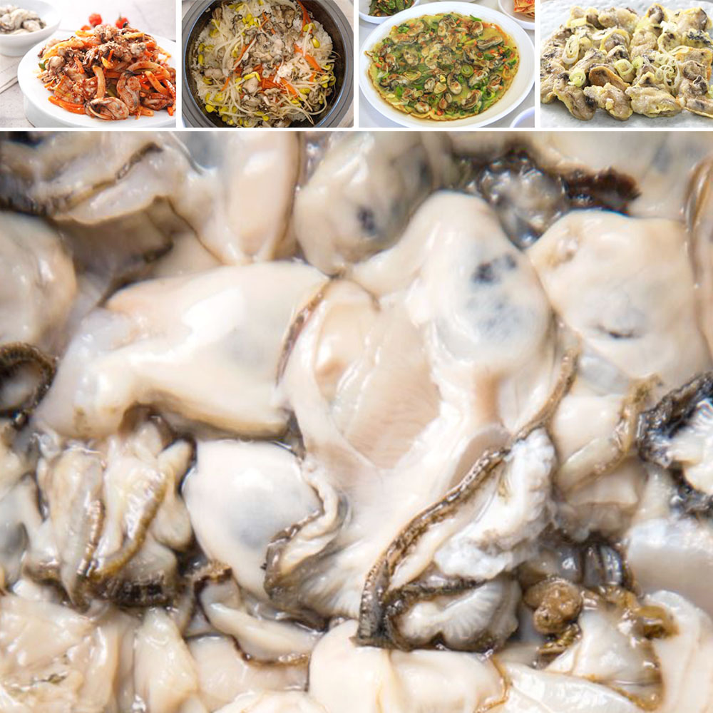 바다향 손질 생굴 1kg 굵고 선명한 고성 산지직송 굴