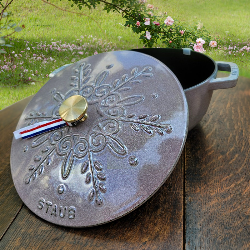 스타우브 B품 스노우플레이크 24cm 아시아볼 체리블로썸 프렌치 오븐 1128924117-B