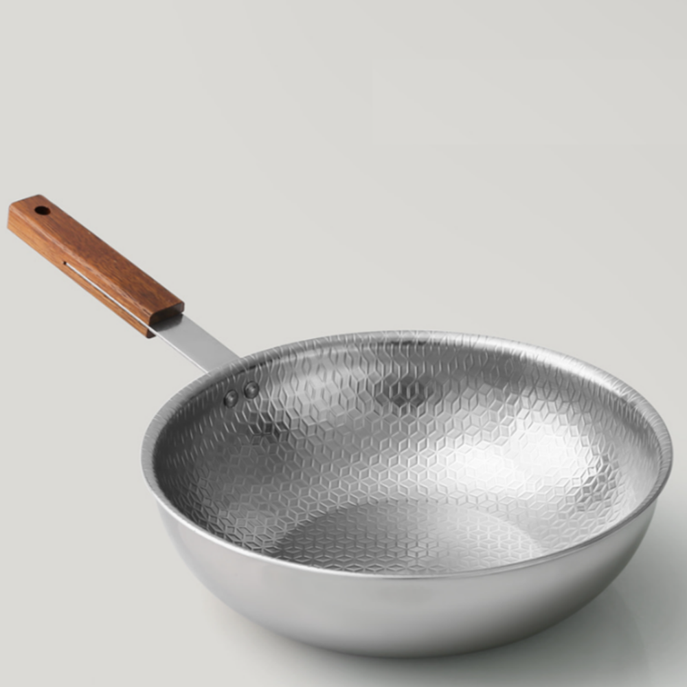 스탠후라이팬 인덕션전용 IH 통5중 스텐 304 웍 궁중팬 28cm - 상세 이미지 5