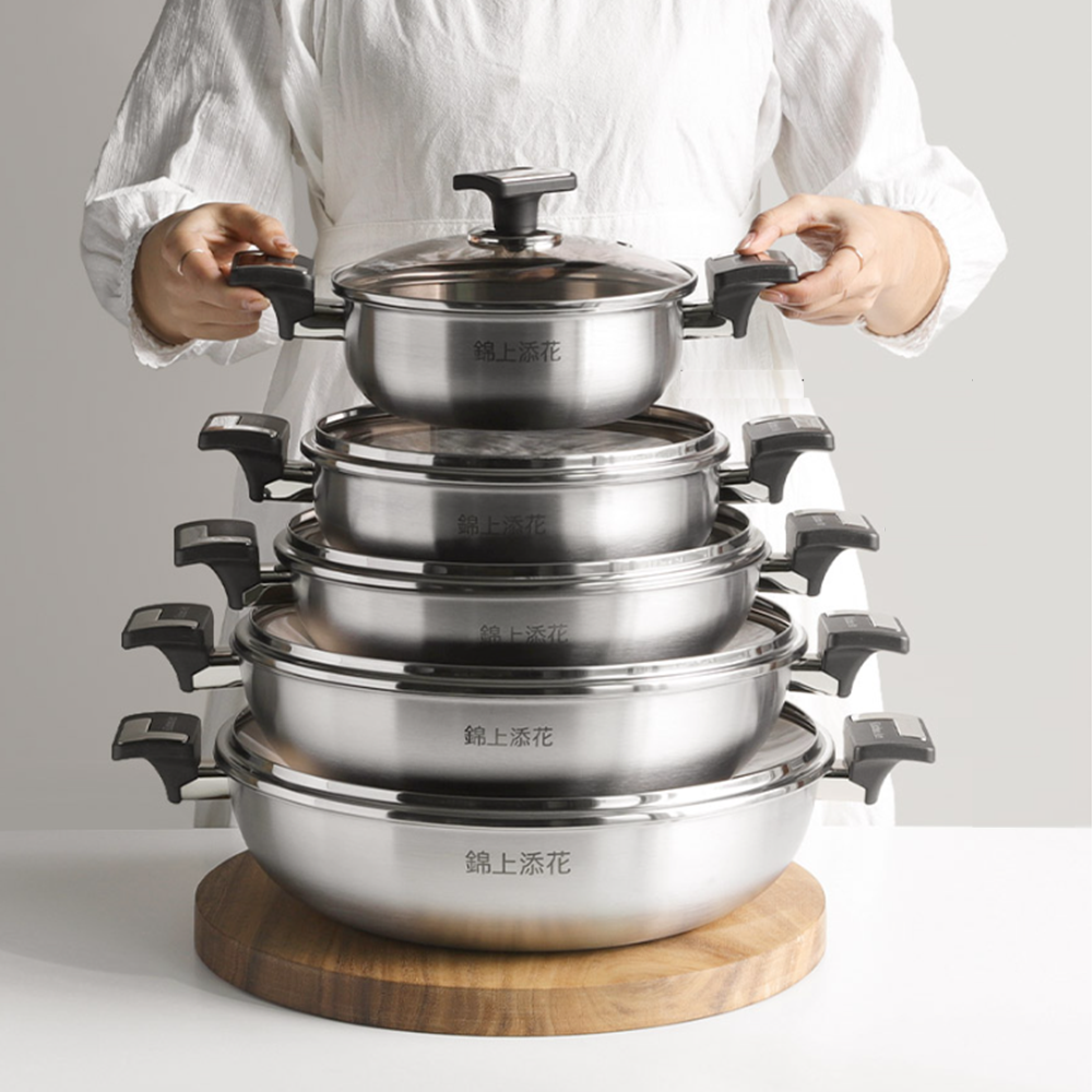 스탠냄비 국산 스텐 인덕션전용 스테인리스 전골 냄비 20cm - 상세 이미지 3