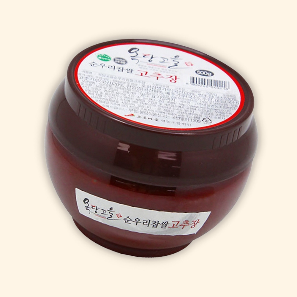 두레생협 맛있는 찹쌀고추장 유통기한긴 고추장 500g : 수담 스토어