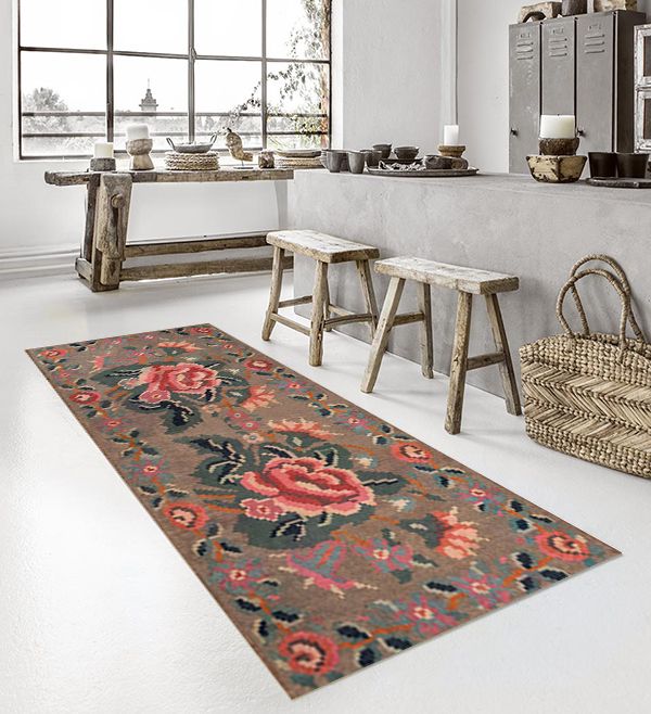 베이자플로우 PVC 러그 - 마리 내추럴 120 x 195 cm