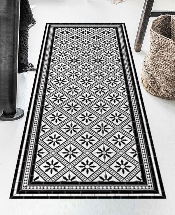 베이자플로우 PVC 러그 - 스노우콘크리트 140 x 220 cm