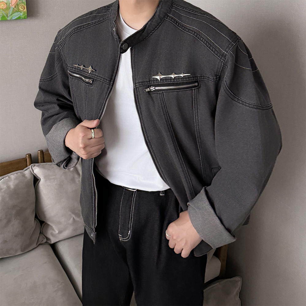 남자청자켓 흑청자켓 - 상세 이미지 2