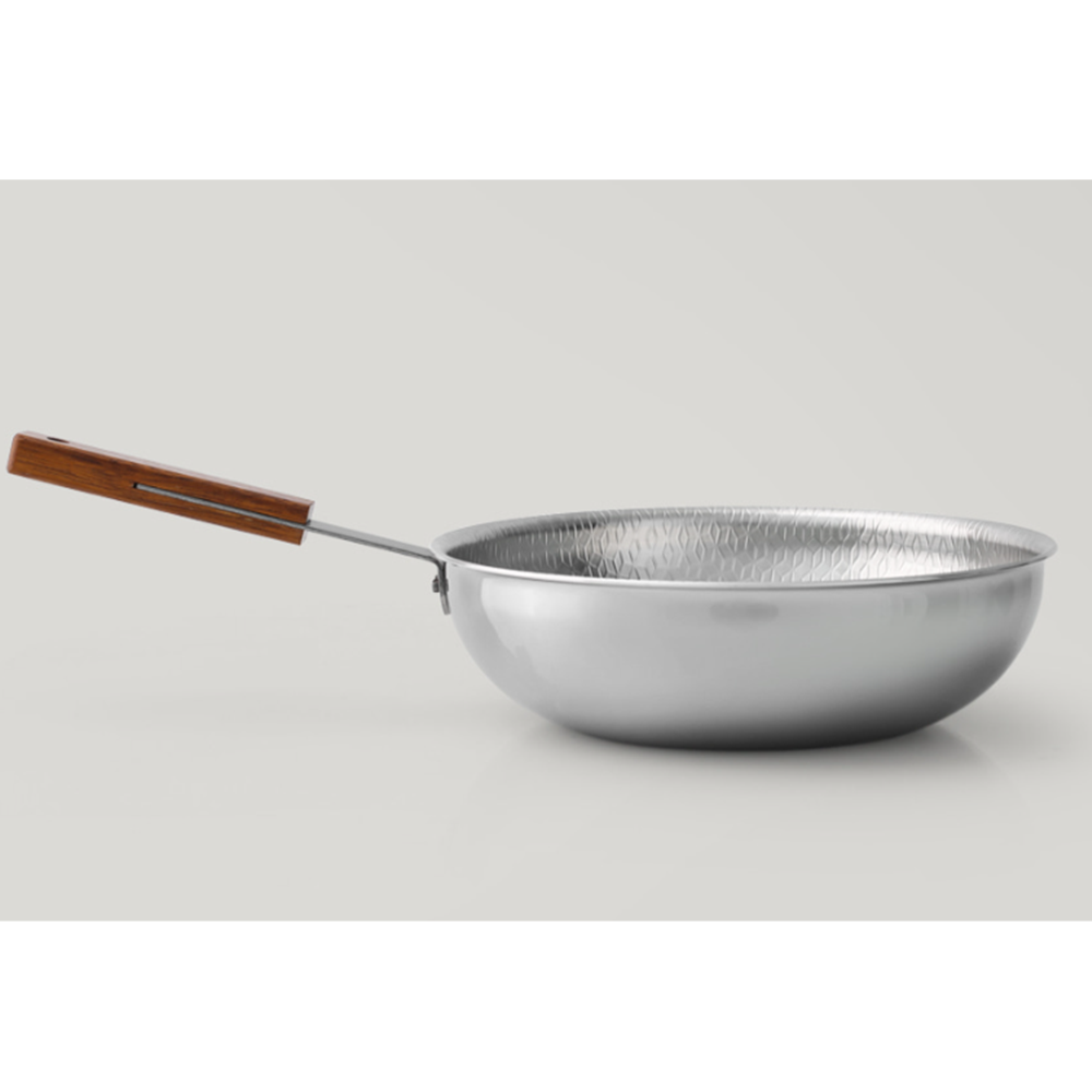 스탠후라이팬 인덕션전용 IH 통5중 스텐 304 웍 궁중팬 28cm - 상세 이미지 4