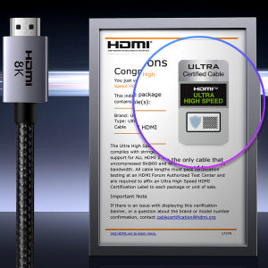유그린 프리미엄 8K HDMI V2.1 UCC 인증 케이블 HD171 3... 개봉기 | 실사용 후기 - 상품 이미지 3