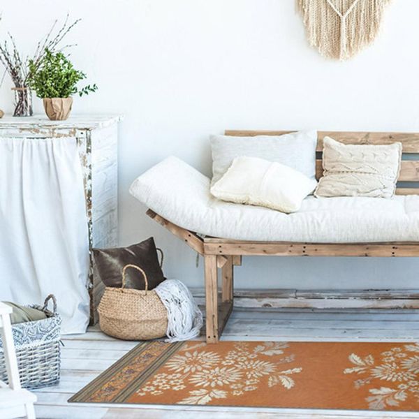 베이자플로우 PVC 러그 - 보헤미안 가든 헤이즐 120 x 195 cm