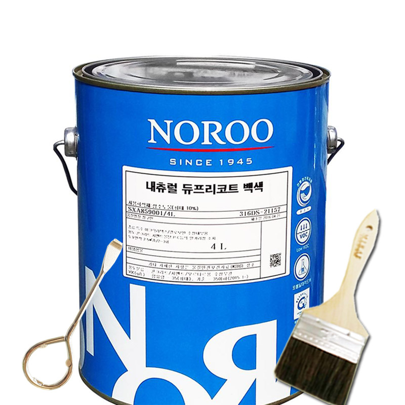 노루페인트 내츄럴 듀프리코트 곰팡이 결로방지 베란다 페인트 4L 백색 - 상품 이미지