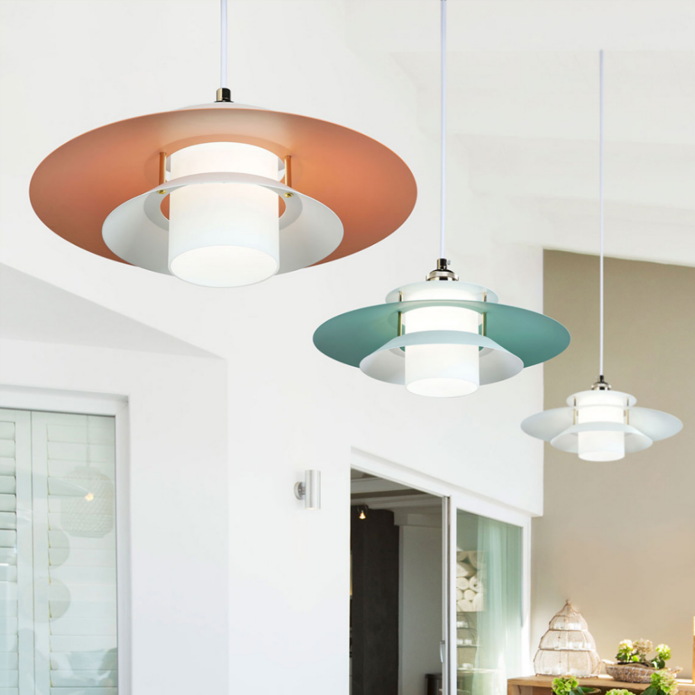 북유럽식탁등 LED 레일 펜던트 조명 갓등 4인 6인 식탁등 이미지 6