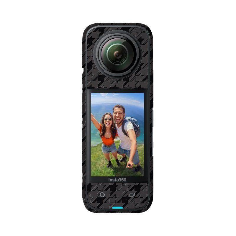 인스타360 X4 액션 카메라 보호 필름 스티커 1 탄소 섬유 블랙 - 상세 이미지 5