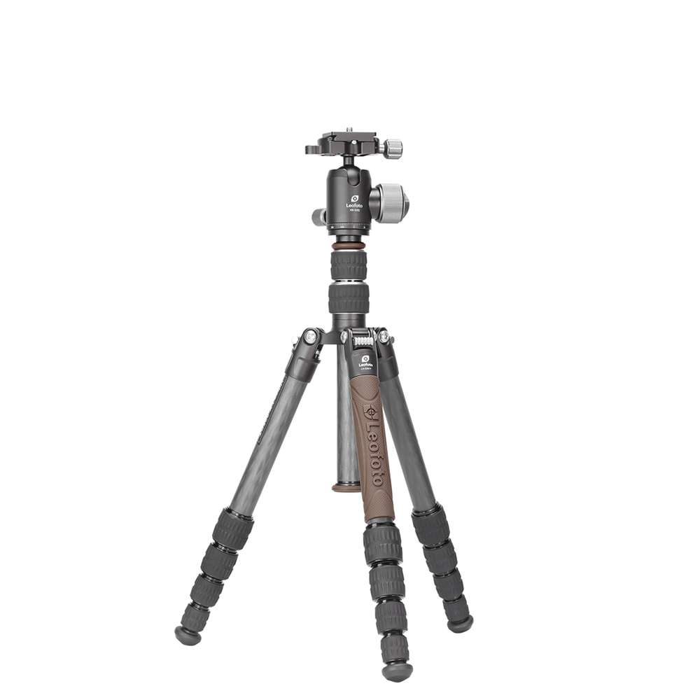 레오포토 LX-225CT+XB-32Q 여행용 삼각대 10X 카본 브라운 - 상품 이미지