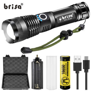 브리사 LED 후레쉬 랜턴 충전식 손전등 써치라이트 배터리세트 SPLPL... 운동러 솔직 후기 | 실사용 리뷰 - 상품 이미지 1