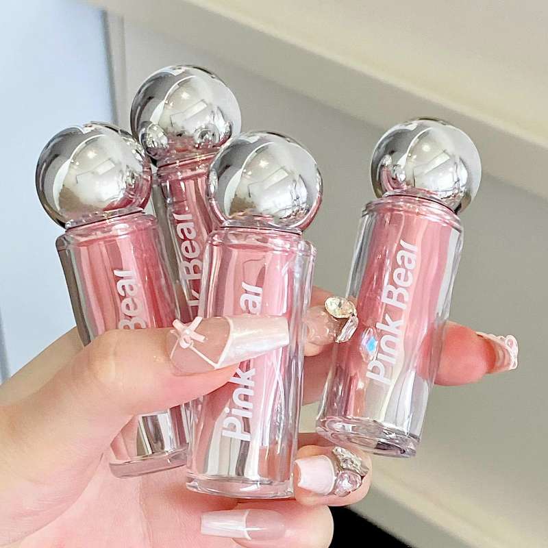 pinkbear 핑크베어 글로시 립 묻어나지 않는 촉촉한 립글로스 중국화장품 - 메인 이미지