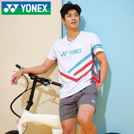 요넥스 반팔티 221TS001M 화이트(남성) 기능성 민소매 머슬 트레이닝 헬스