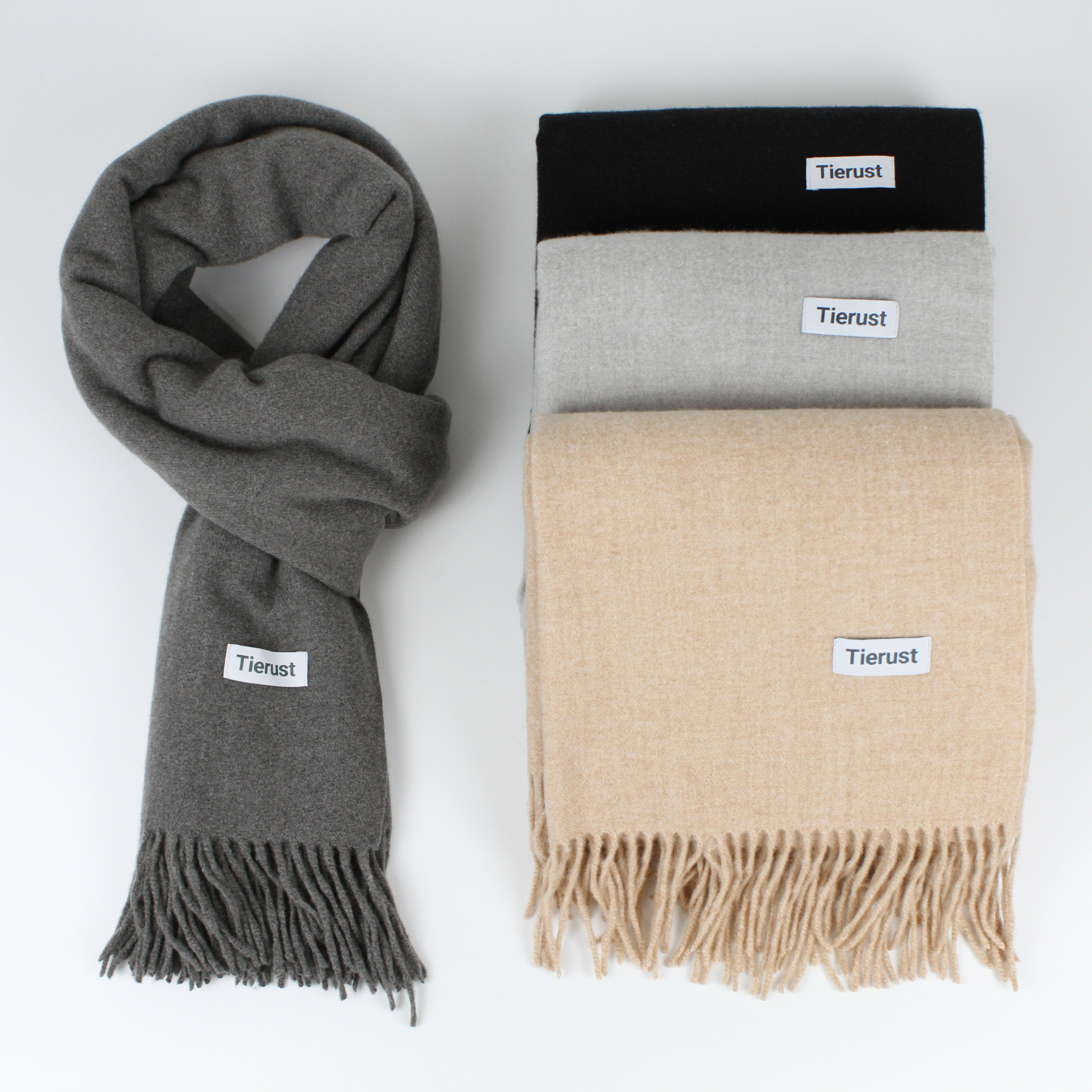 1+1 슈퍼 소프트 베이직 머플러 남자 여자 커플 목도리