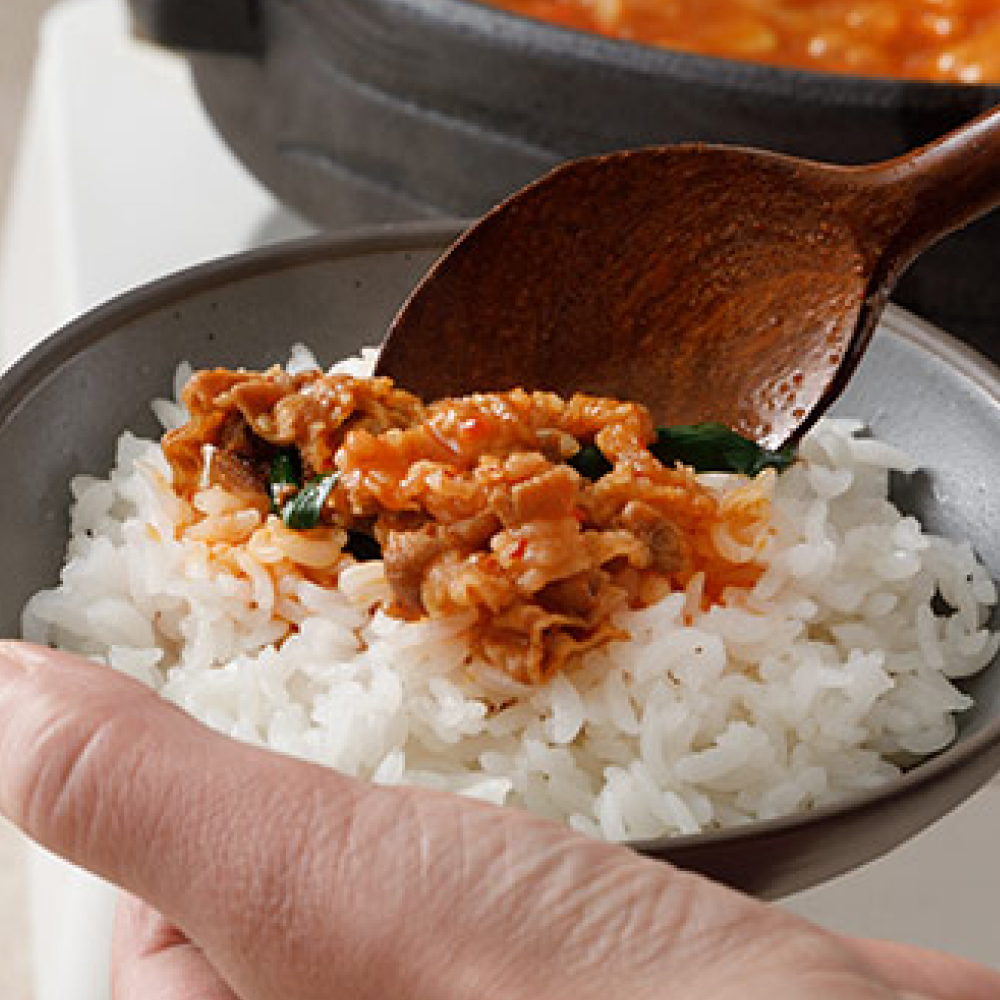 [푸딩팩토리] 우삼겹 고추장찌개 410g x 2개 가정식 국물요리 한끼요리 간편조리 - 상세 이미지 3