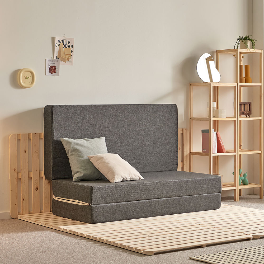 스테이 3단 허리에 좋은 15cm 두꺼운 바닥형 접이식매트리스 S