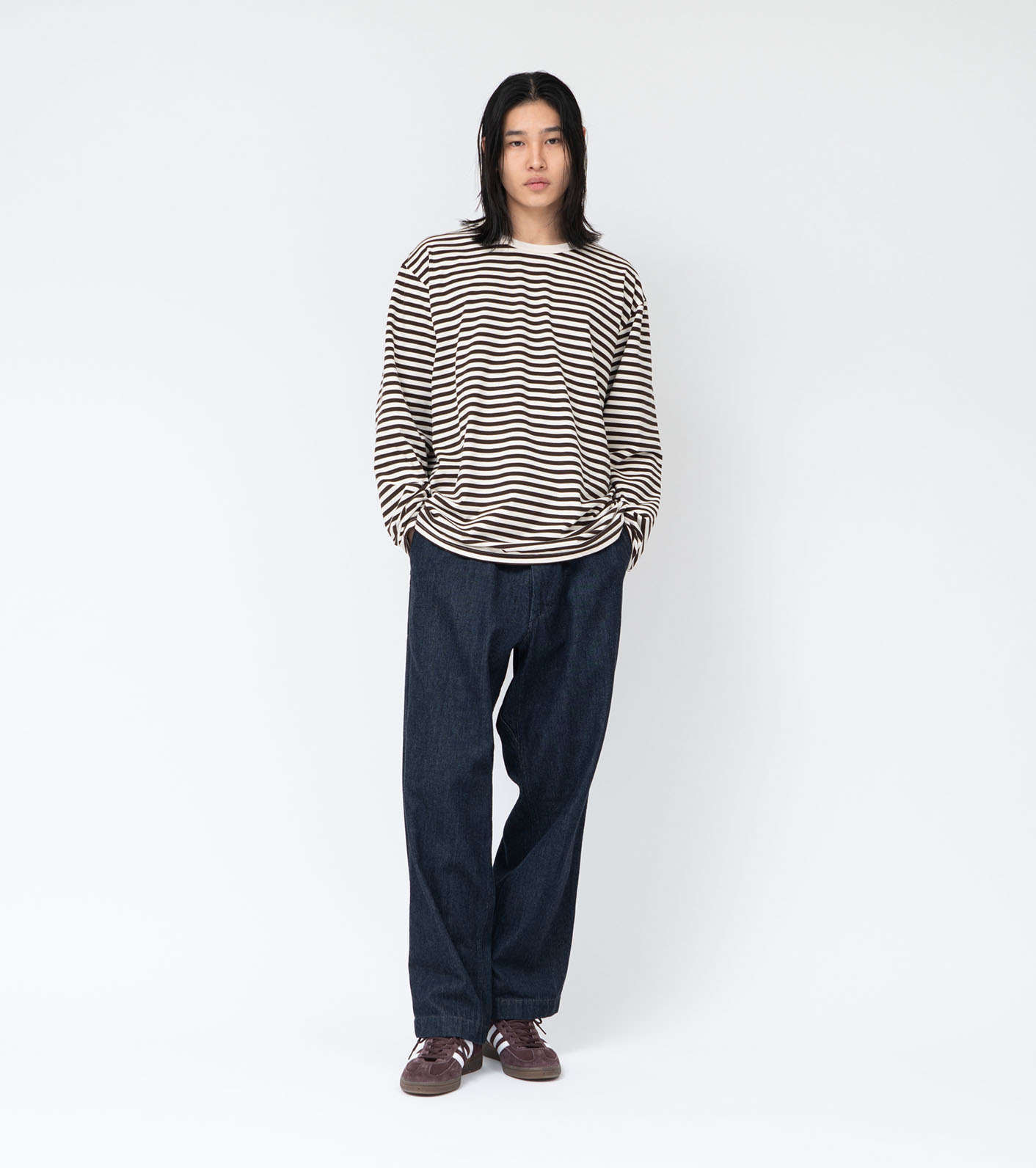 나나미카 nanamica Wide Denim Pants 와이드 데님 팬츠 청바지 2컬러 - 상세 이미지 3