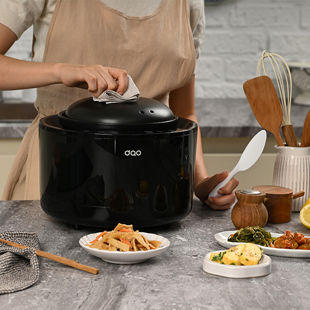 다오쿡 돌솥 전기밥솥 어머니 밥상 그대로 돌솥밥 누룽지 숭늉 원터치 6인용 RC-SN25