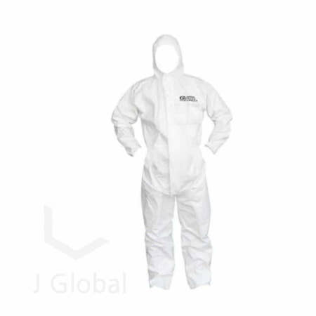 일회용작업복 XL 흰색 방진복원피스 비닐가운 원피스작업복