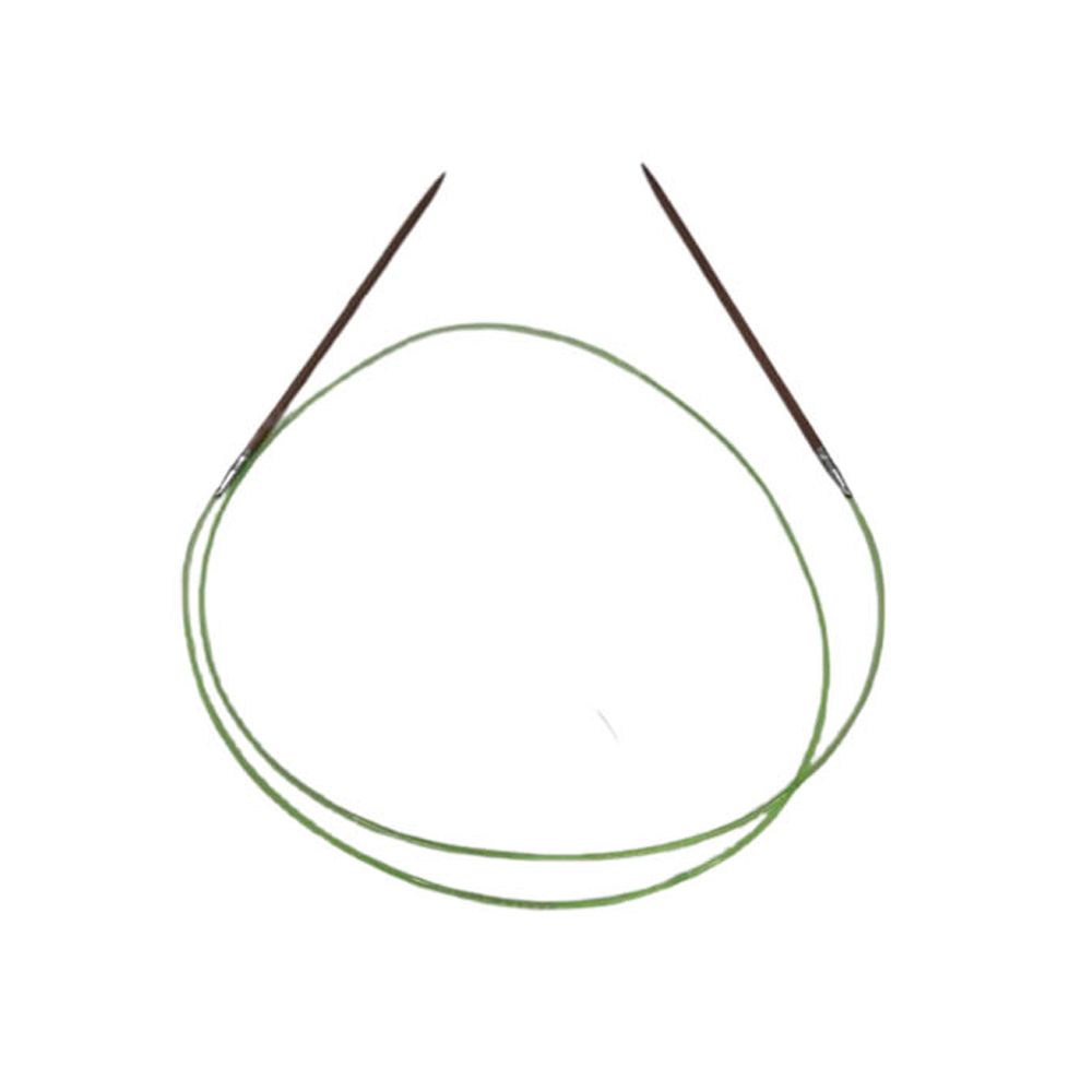 히야히야 뜨개바늘 100cm 밤부 일체형 줄바늘 3.0mm 이미지